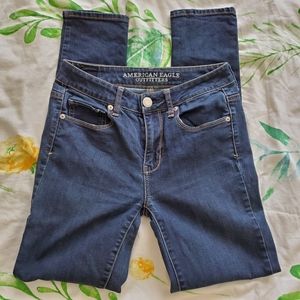 American eagle high waisted skinny jeans